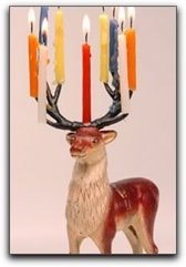 reindeer menorah