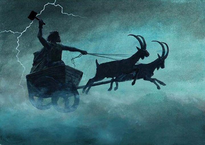 thor-mjolnir-hammer-chariot-goats-norse-mythology-gods